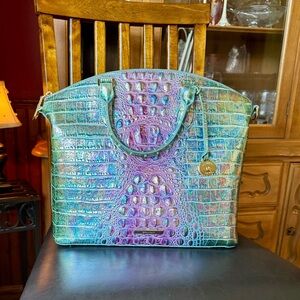 BRAHMIN VISIONARY DELPHINE Large Duxbury Satchel